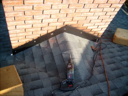 Townsend Roofing Chimney Flashing Repair